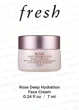 Глибоко зволожуючий крем fresh rose deep hydration face cream