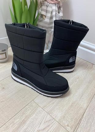 Женские сапоги - дутики, на плотном меху, очень теплые