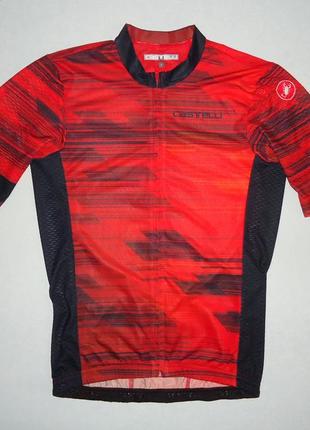 Велофутболка джерси castelli rapido cycling red jersey оригинал (s)