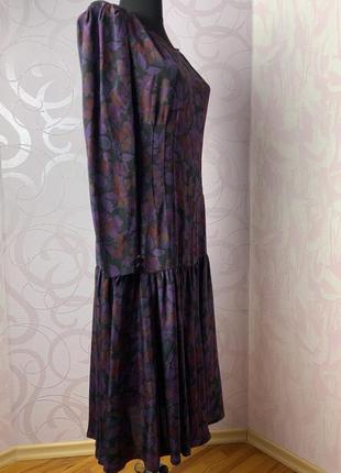Винтажное платье с заниженной талией5 фото