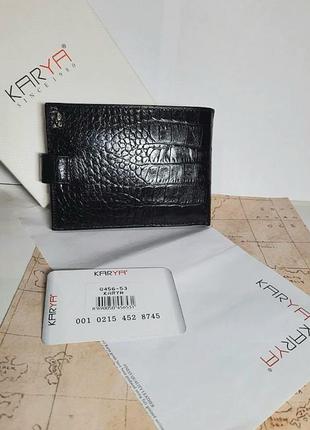 Шкiряний гаманець з цiкавими практичними вiддiлами karya2 фото