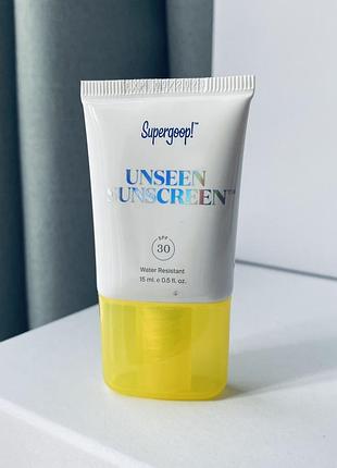 Spf захист для обличчя supergoop! unseen sunscreen spf 30