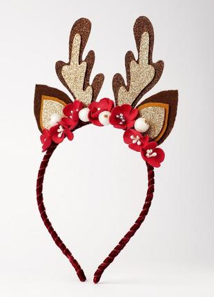 Новорічний обруч оленя для волосся