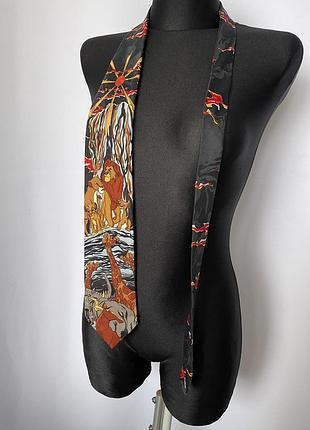 Краватка вінтаж дісней король лев принт малюнок яскравий lion king