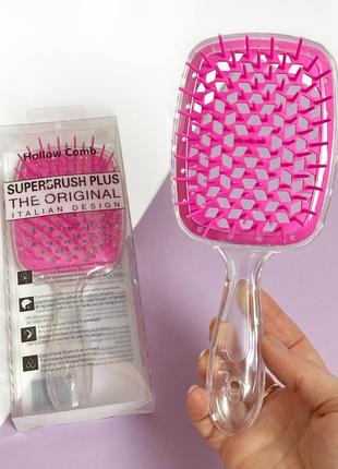 Гребінець для волосся superbrush plus hollow comb к. 16056