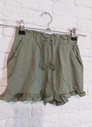 Фирменные трикотажные шорты 6-7 лет