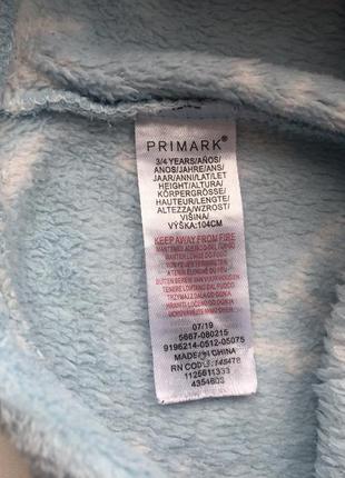 Теплые пижамные штаны primark на 3-4 года2 фото