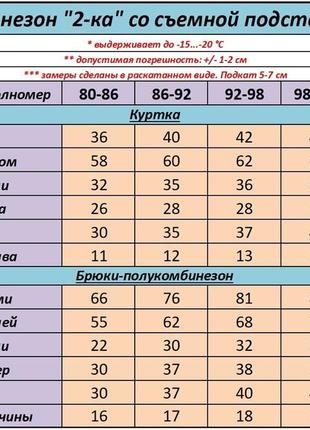 Комбинезон 2-ка со съемной подстежкой 80/86, 86/92, 92/98 р.4 фото