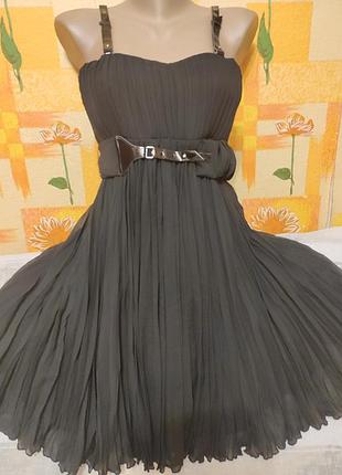 Оригинальное платье сарафан amisu размер 38 гонконг