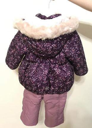 Зимовий комбінезон, курточка для дівчинки2 фото