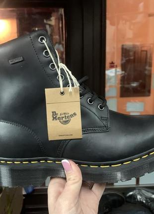 Черевики dr martens чоботи тінсулейт зимові шкіра жіночі чоловічі1 фото