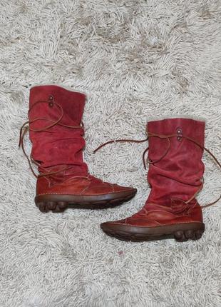 Шкіряні зимові чоботи 39 розмір,ботінки,сапоги1 фото