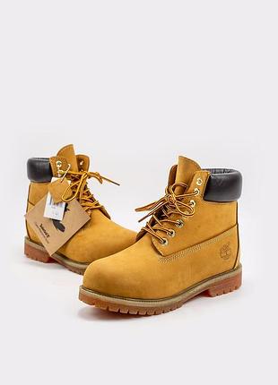 Женские высокие ботинки timberland  «ginger» без хутра