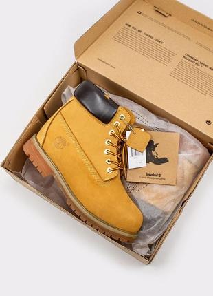 Женские высокие ботинки с мехом timberland ginger хутро9 фото