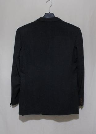 Пиджак двубортный черный кашемир 'rene lezard' 50-52р3 фото