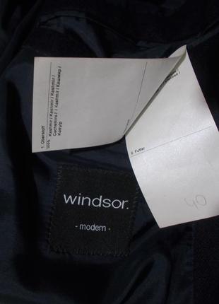 Пиджак черно-синий кашемир 'windsor' 50-52р5 фото