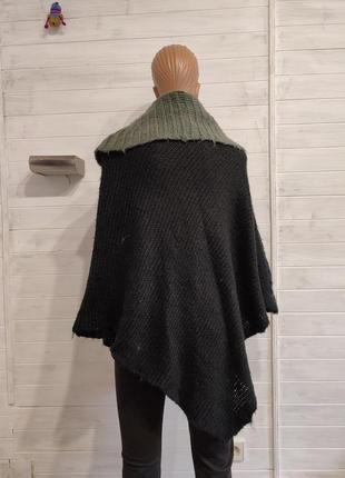 Мягенький и теплый свитер пончо vila8 фото