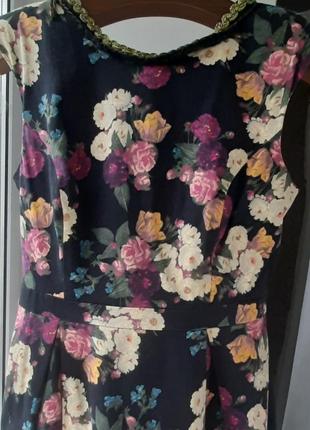 Плаття сукня тюльпан з квітковим принтом міні river island 16 xl 48