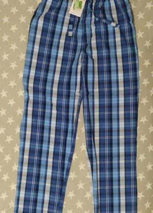 Мужские домашние пижамные брюки штаны биохлопок с&a canda германия