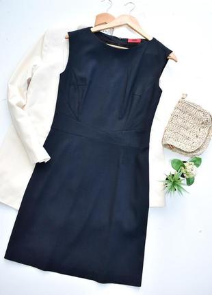 Hugo boss 35% шерсть стильне оригінальне плаття класика темно-синього кольору