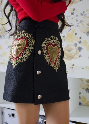 Юбка в стиле d&g с обалденной вышивкой