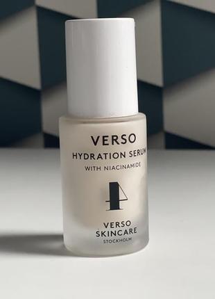 Роскошная увлажняющая сыворотка с ниацинамидом verso hydration serum niacinamide