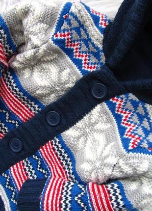Теплая тепла кофта свитер светр джемпер толстовка худи с капюшоном george4 фото