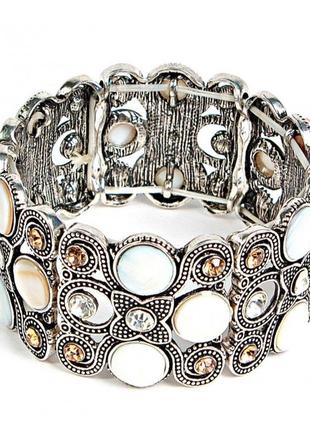 Браслет перламутр вставка
