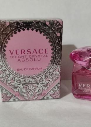 Versace bright crystal absolu парфумована вода (міні)3 фото