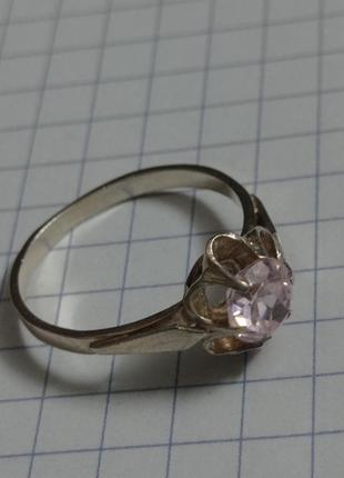 Серебряное кольцо с лавандовым аметистом9 фото