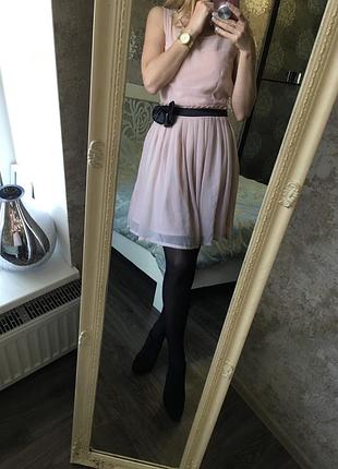 Нежное платье с бантом 4