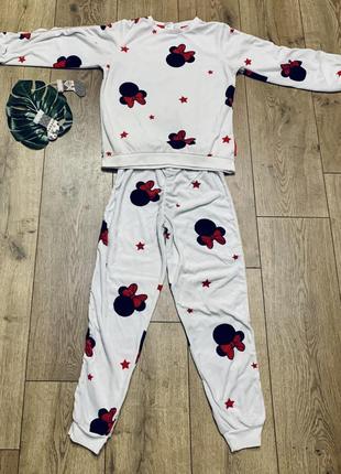 Костюм из двух предметов велюровая пижама minnie mouse disney primark