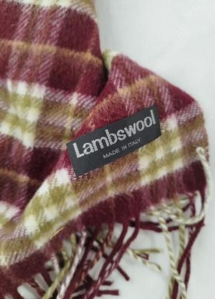 Lambswool шарф италия2 фото