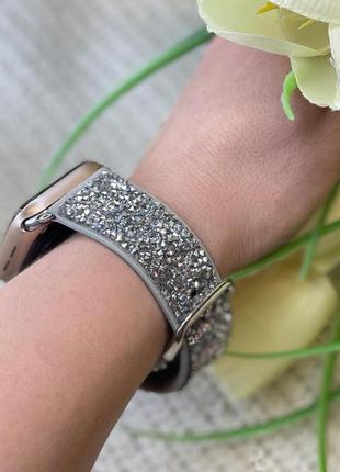 Ремінець apple watch bling world diamonds 38/40/41 та 42/44/45/49 mm