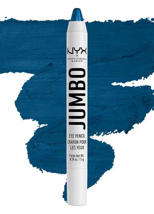 Nyx professional makeup jumbo eye pencil blueberry pop1 фото