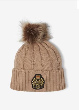 Шапка бежевая ralph lauren