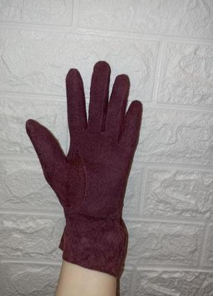 Очаровательные замшевые перчатки, рукавицы,рукавички,рукавиці gorder3 фото
