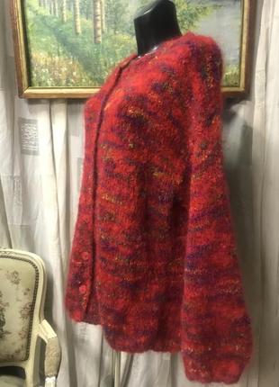 Кофта мохер ручная вязка 4