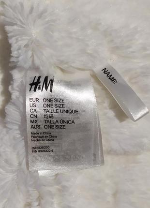 Бафф хомут h&m білий, пухнастий та м'який4 фото