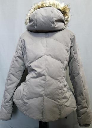 Пуховик куртка зимняя на пуху с капюшоном fat face down jacket uk14 original5 фото