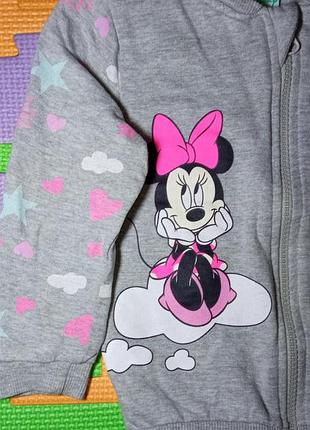 Кофтинка на блискавці disney 92 см 2