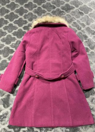 Дитячє пальтішко з мехом6 фото