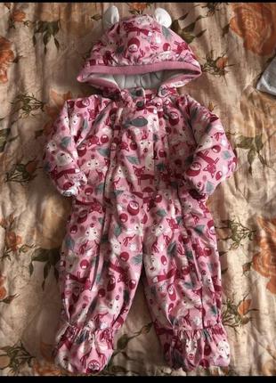 Зимовий комбінезон на дівчинку reike розмір 80