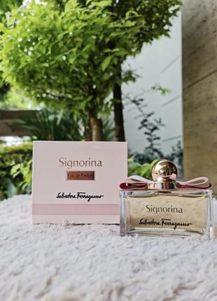 💞распив летней цветочной композиции  salvatore ferragamo signorina💞