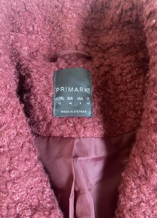 Пальто primark на дівчину розмір 127 фото