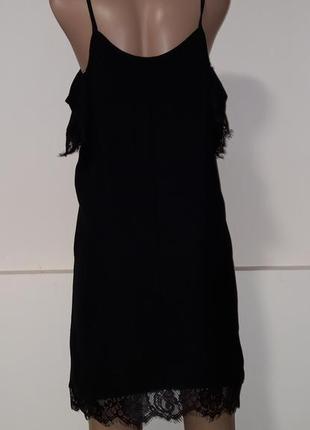 Сукня комбінація вечірнє плаття чорного кольору3 фото