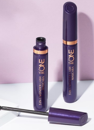 Коричнева туш для вій 5-в-1 the one wonderlash 30720 темно коричнева