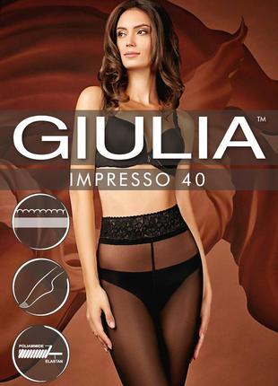 Изысканные класcические матовые колготки impresso 40 den тм giulia