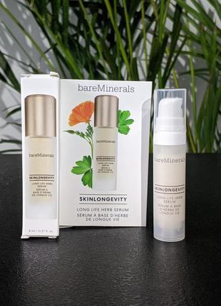 Антивозрастная сыворотка для лица bareminerals skinlongevity vital power infusion, 8ml1 фото