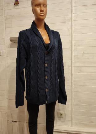 Теплая натуральная кофта  xl-3xl